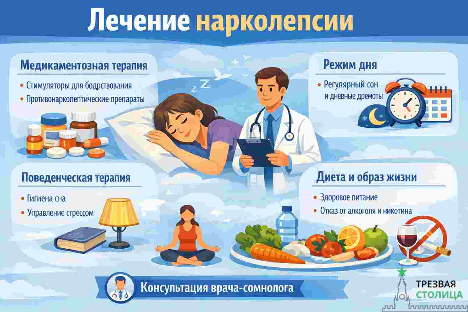 Рекомендации по лечению нарколепсии